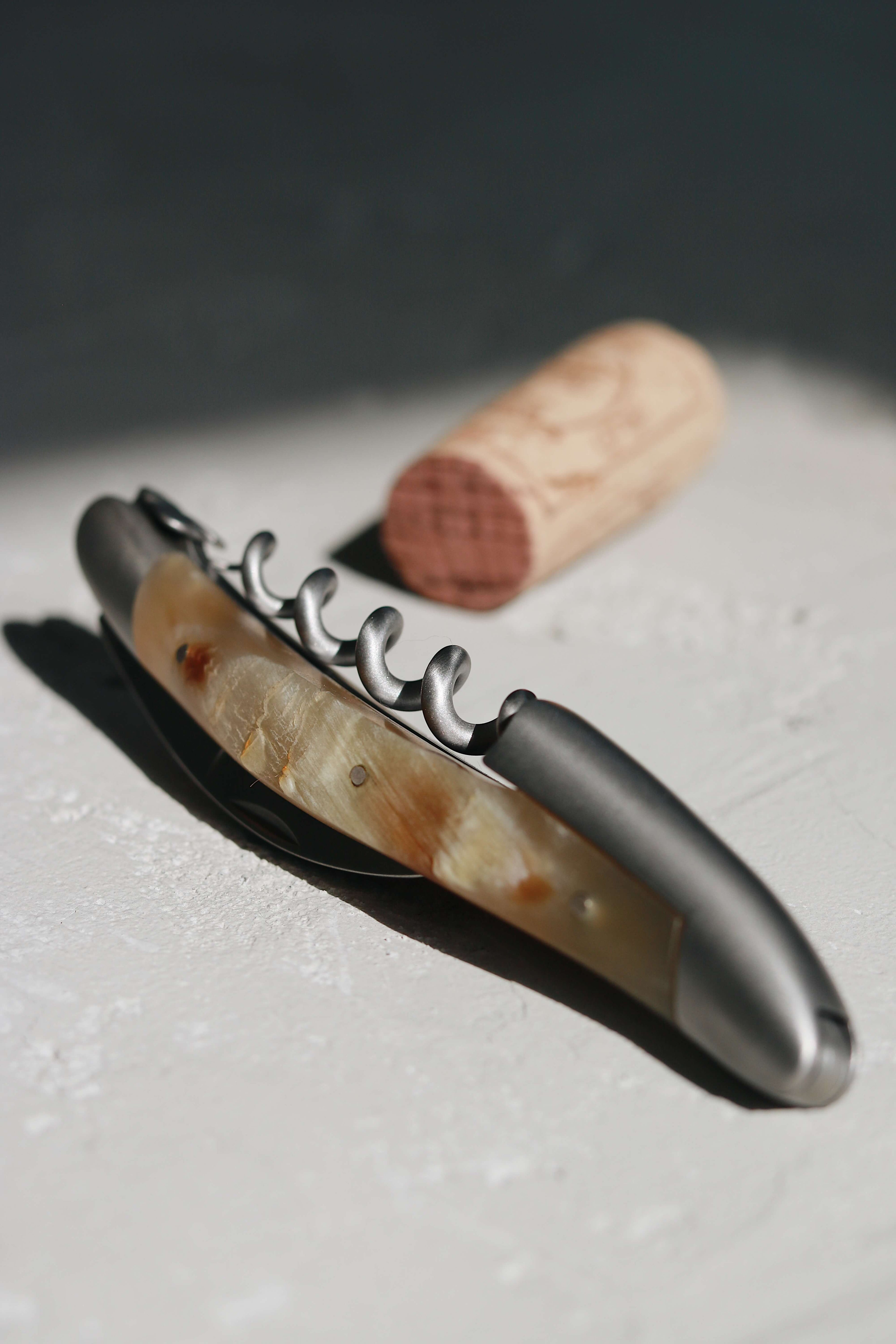 Forge De Laguiole Sommelier Aubrac Horn Satin viimeistely