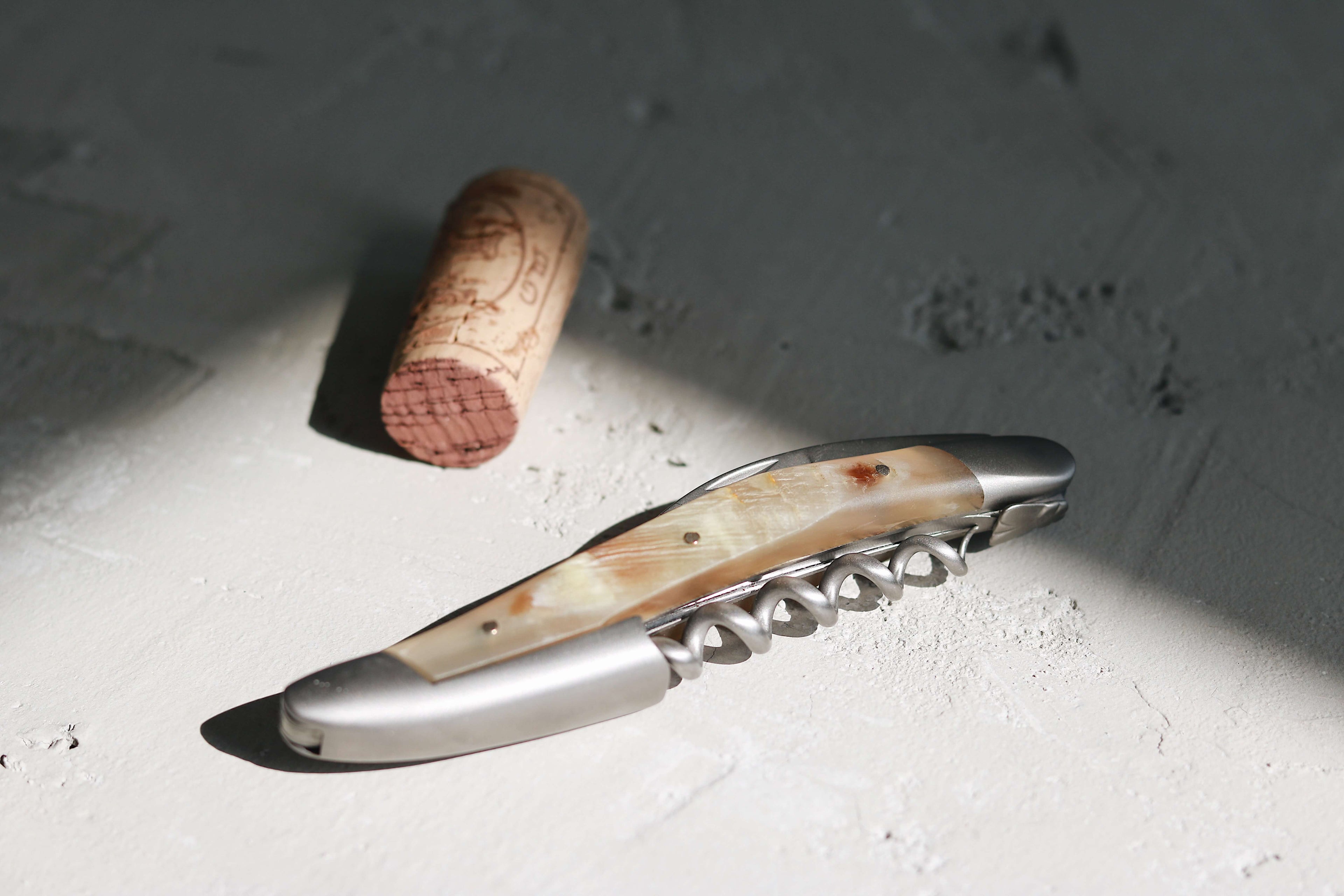 Forge De Laguiole Sommelier Aubrac Horn Satin viimeistely