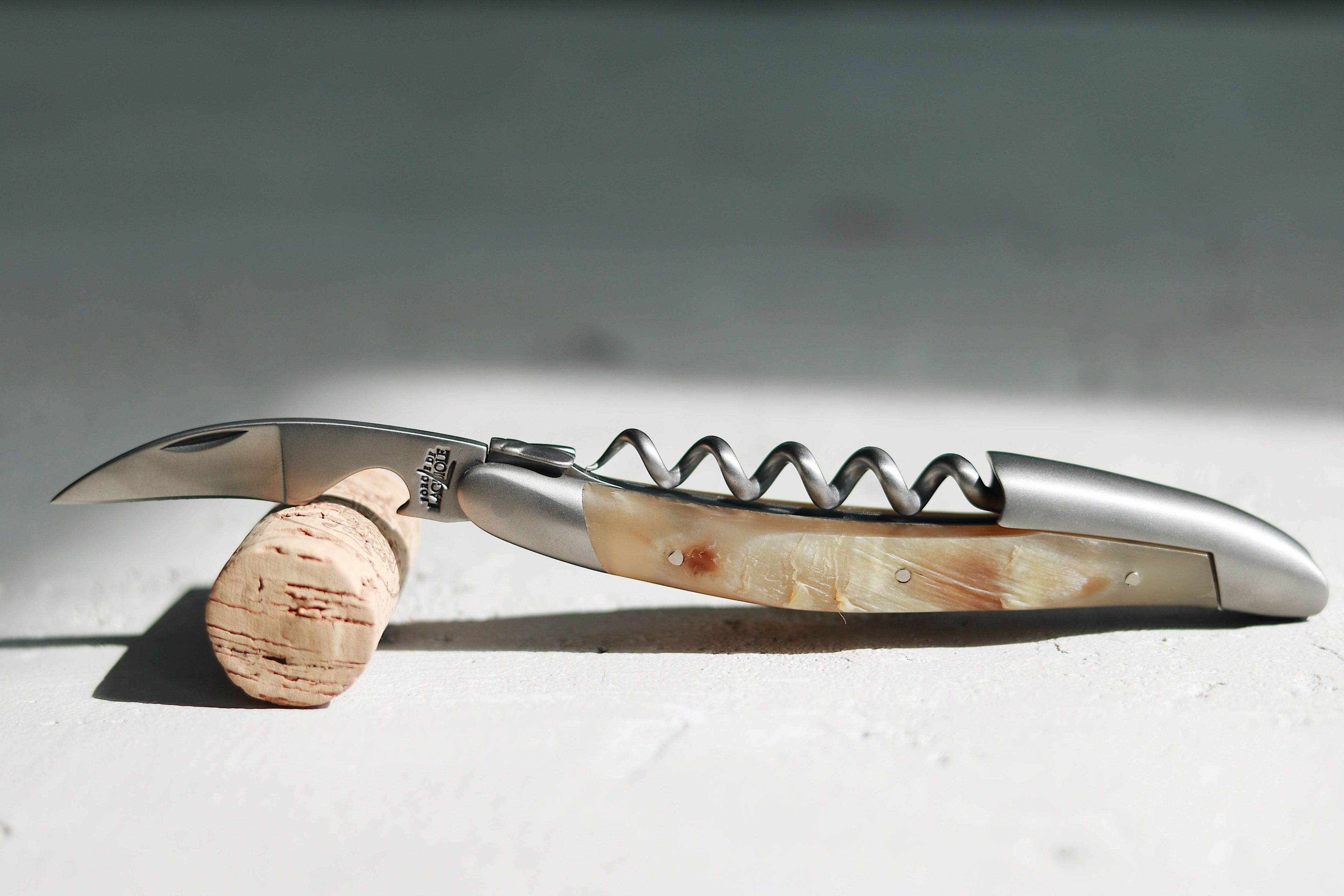 Forge De Laguiole Sommelier Aubrac Horn Satin viimeistely