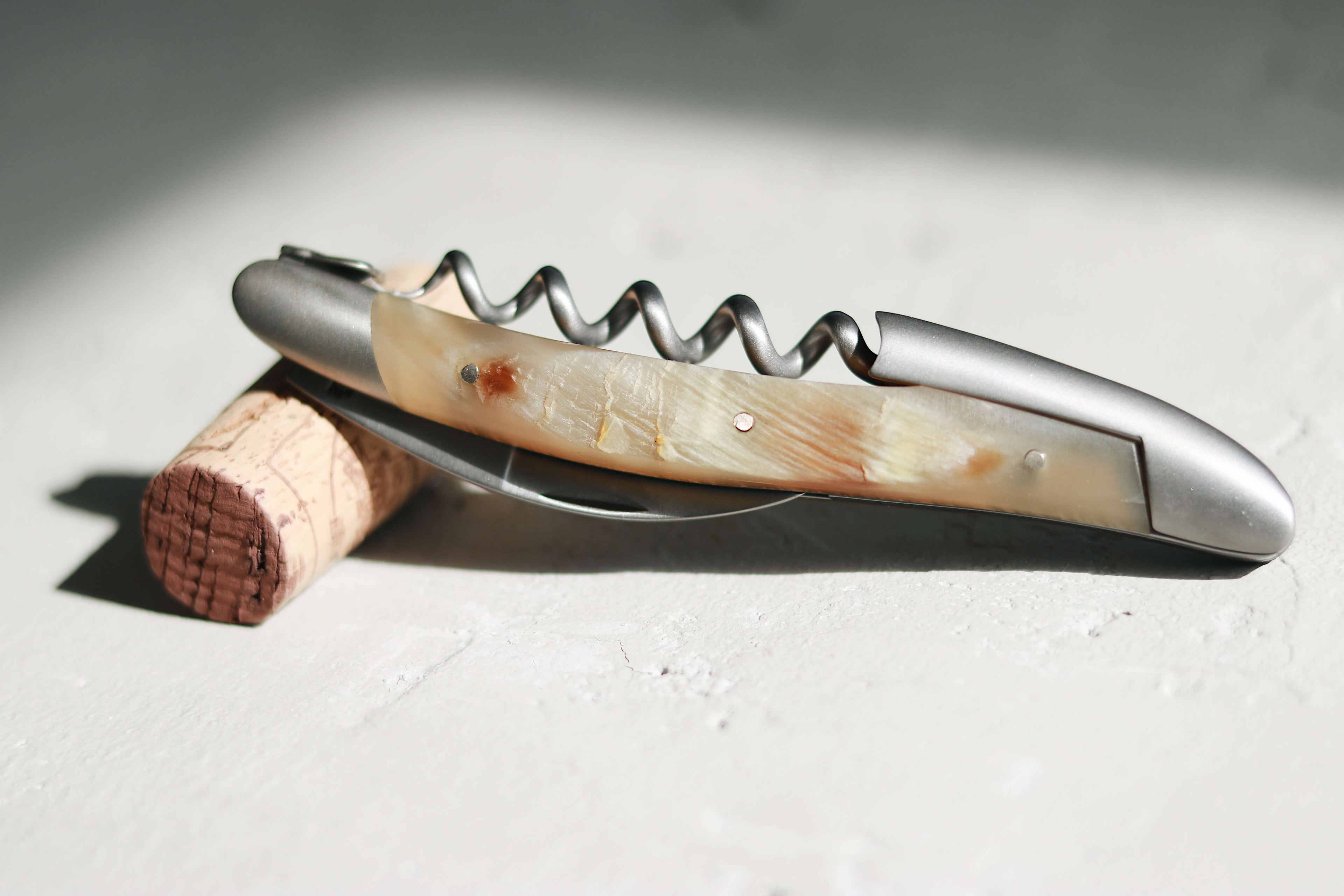 Forge De Laguiole Sommelier Aubrac Horn Satin viimeistely