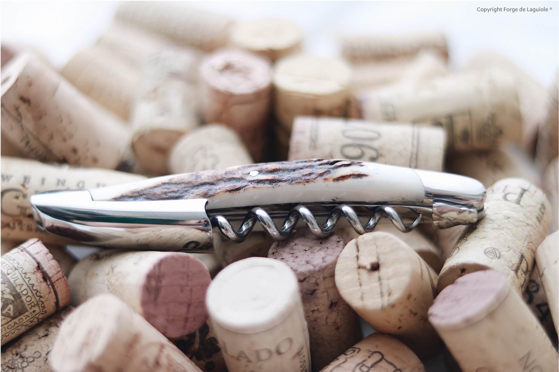 Forge De Laguiole Sommelier - Antler - Korkeakiillotettu viimeistely