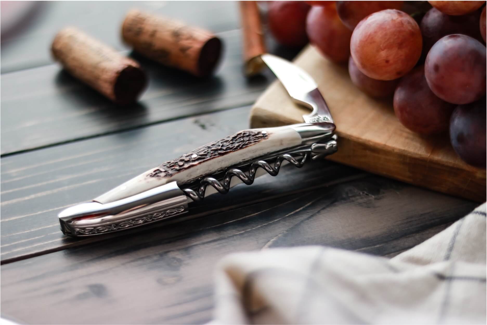 Forge De Laguiole Sommelier - Antler - Korkeakiillotettu viimeistely