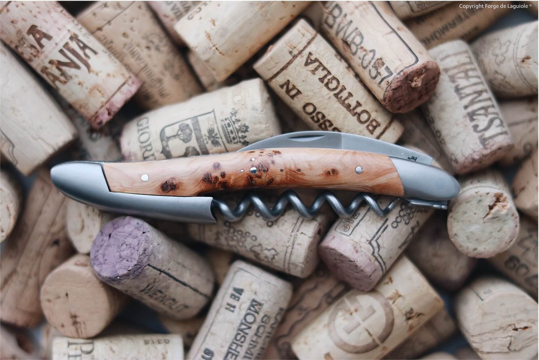 Forge De Laguiole Sommelier Juniper Satin viimeistely