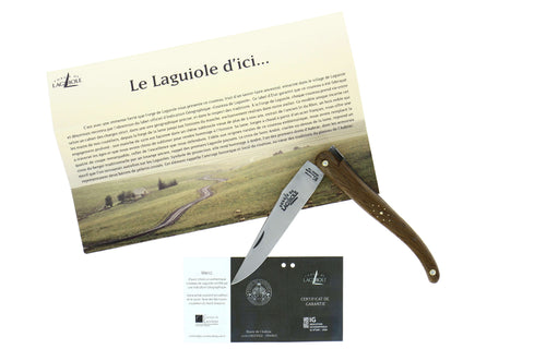 Couteau «Laguiole d’ici» - 12 cm taittoveitsi