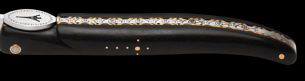 Laguiole En Aubrac - ORIGINE TOUR EIFFEL - Taskuveitsi eebenpuukahvalla