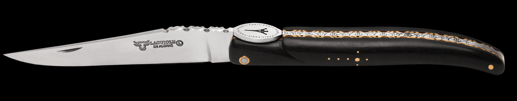 Laguiole En Aubrac - ORIGINE TOUR EIFFEL - Taskuveitsi eebenpuukahvalla