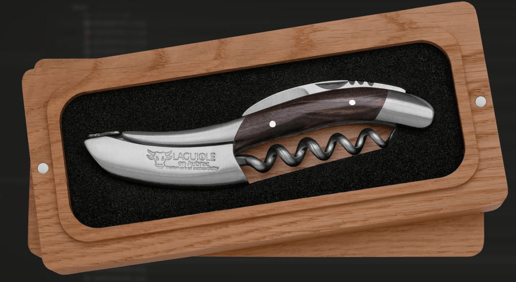 Classic Laguiole Sommelier – Macassar-eebenpuu – Mattapintainen Viimeistely