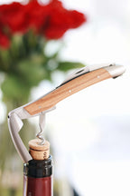 Lahjasetti - Olivewood - Sommelier-viininavaaja ja taittoveitsi - Forge De Laguiole