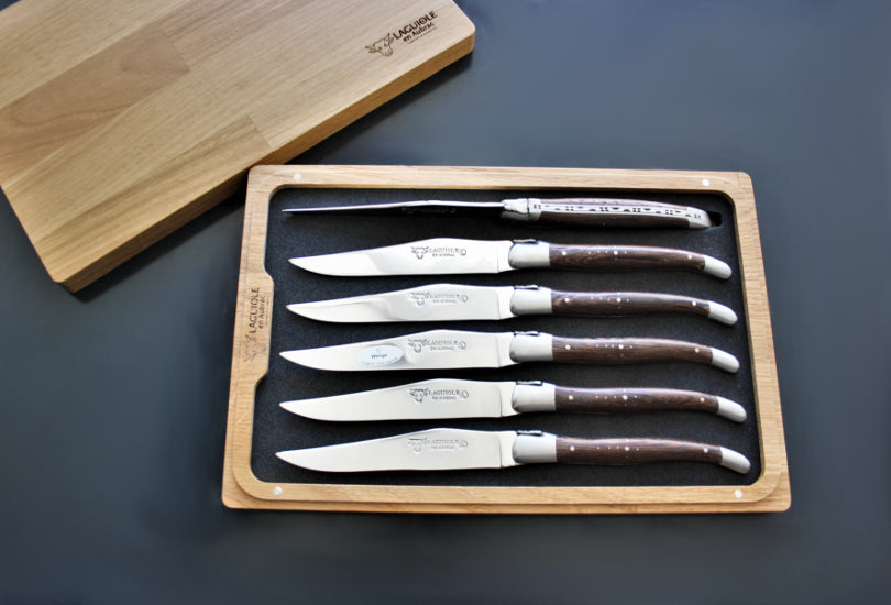 Laguiole En Aubrac Wenge -puupihviveitset